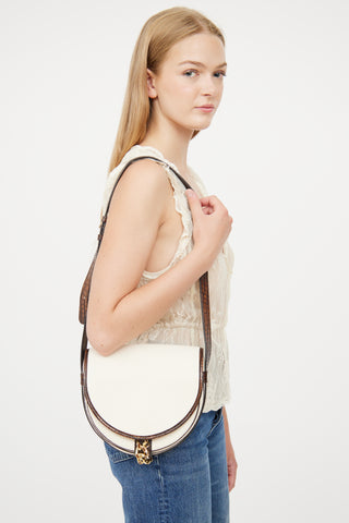 See by Chloé Cream 
Brown Mara Saddle Bag