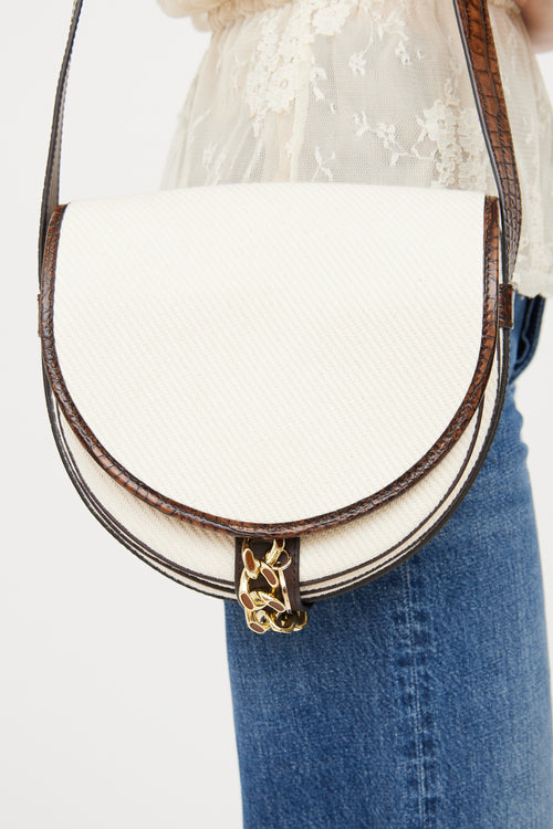 See by Chloé Cream 
Brown Mara Saddle Bag