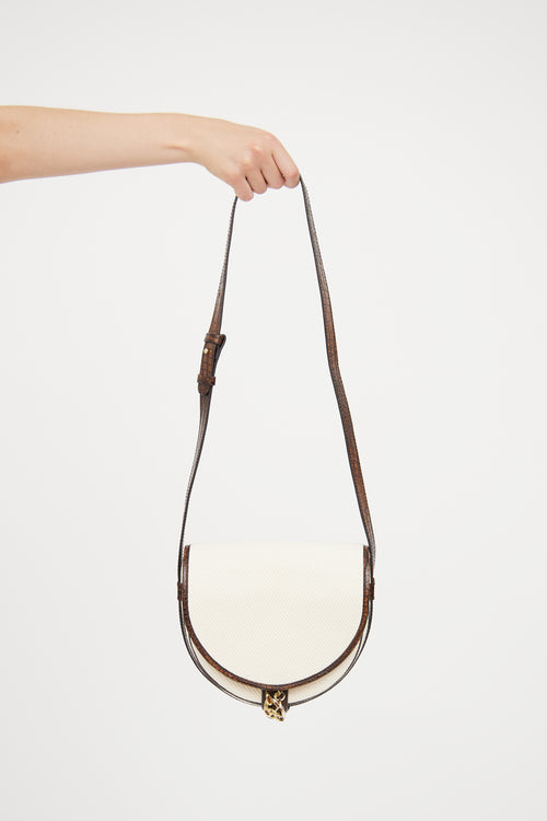 See by Chloé Cream 
Brown Mara Saddle Bag