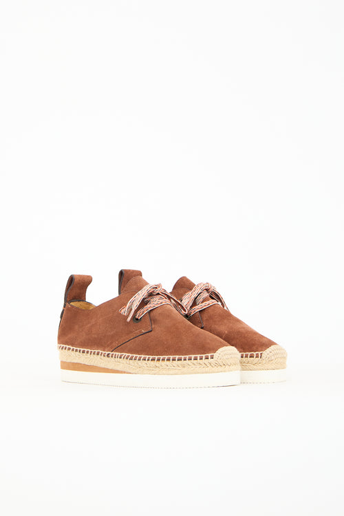 See by Chloé Suede Espadrille  Sneaker