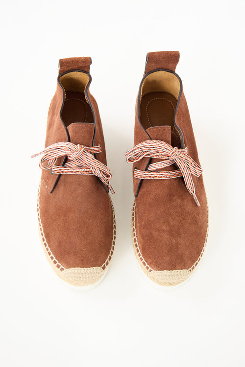 See by Chloé Suede Espadrille  Sneaker