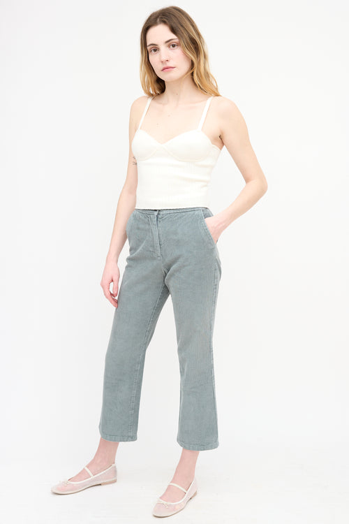 See By Chloè Pleated Corduroy Trousers