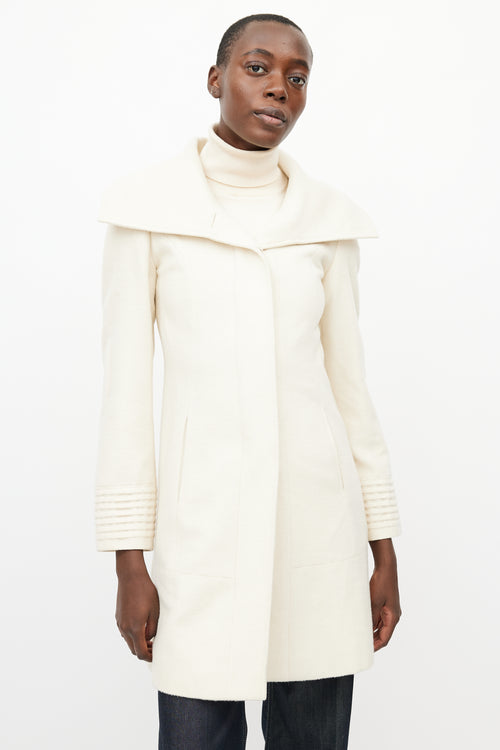 Sentaler Cream Alpaca Coat