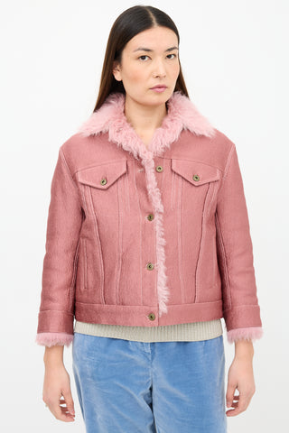 Sies Marjan Shearling Lined Jacket