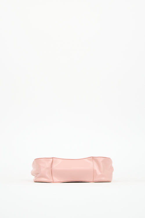 Simone Rocha Pink Leather Baby Bean Top Handle Bag