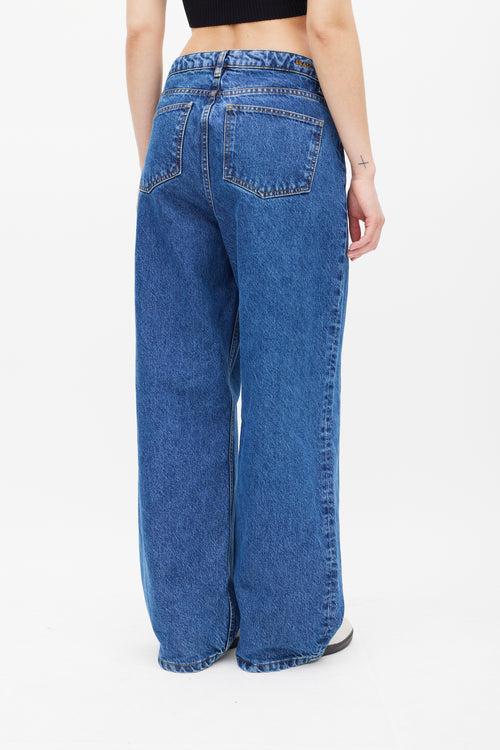 Skall Studio Medium Wash Willow Wide Jeans