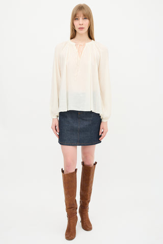 Skall Studio Anni Tie Neck Blouse