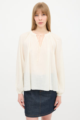 Skall Studio Anni Tie Neck Blouse