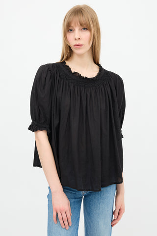 Skall Studio Daphne Smocked Blouse