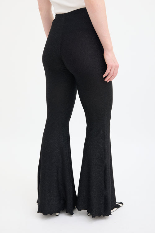 Sleeper Black Cosmos Lurex Pant