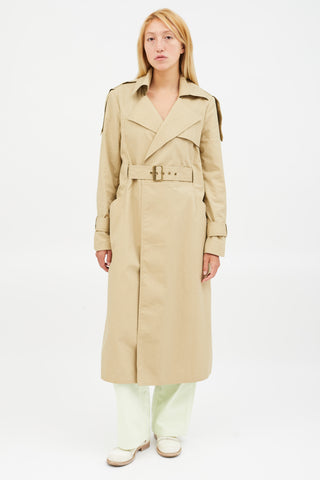 Smythe Beige Belted Trench Coat