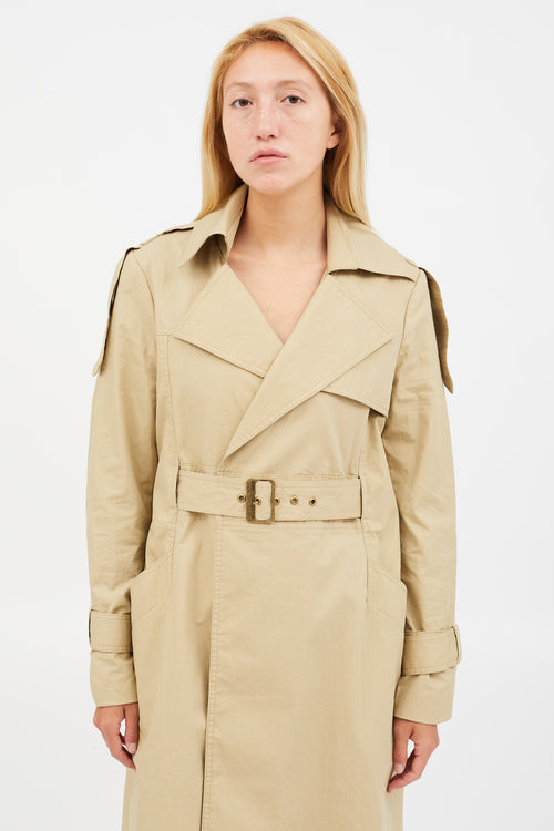 Smythe Beige Belted Trench Coat