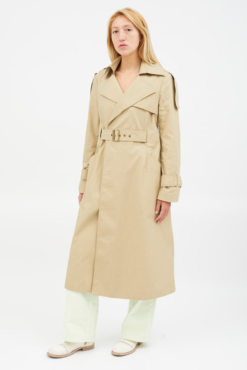 Smythe Beige Belted Trench Coat