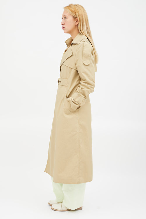 Smythe Beige Belted Trench Coat