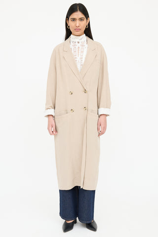 Smythe Double Breasted Pocket Trench Coat