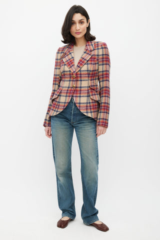 Smythe Plaid Hunting Blazer