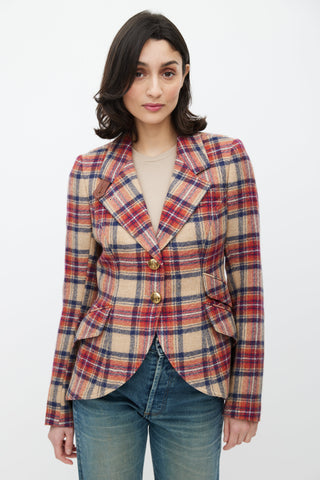 Smythe Plaid Hunting Blazer