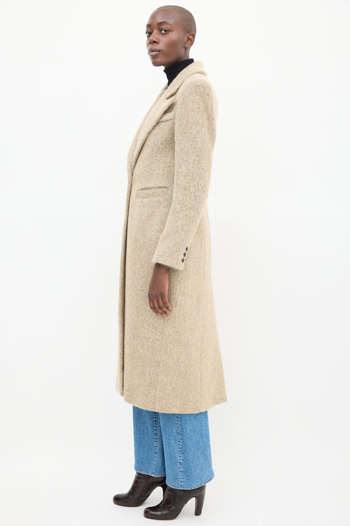 Smythe Beige Wool Tweed Coat