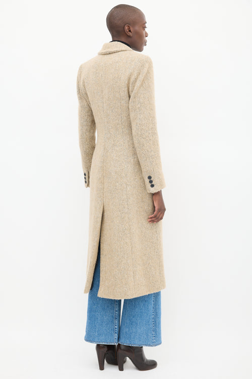 Smythe Beige Wool Tweed Coat