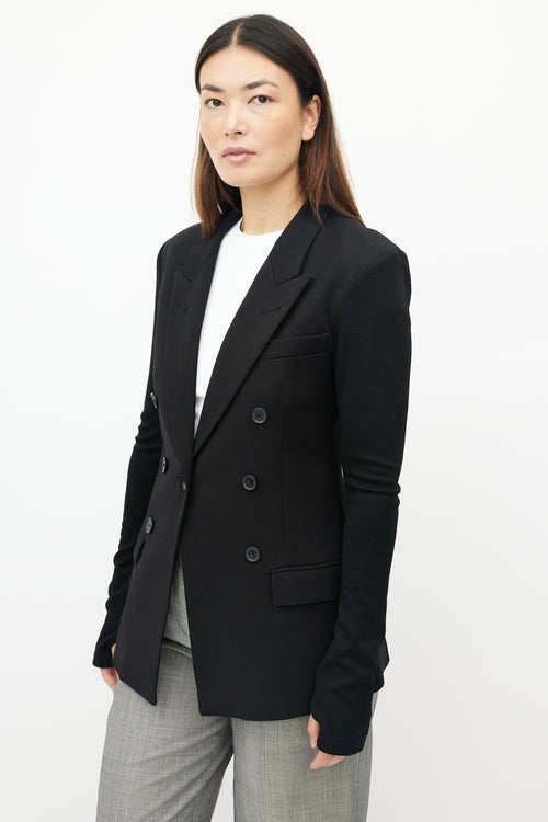 Smythe Black Double Breasted Blazer