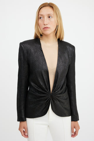 Smythe Black Textured Blazer