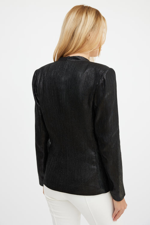 Smythe Black Textured Blazer