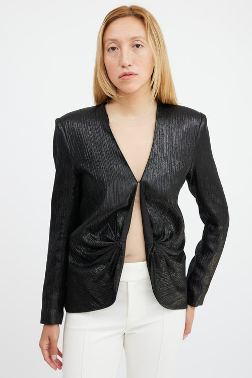 Smythe Black Textured Blazer