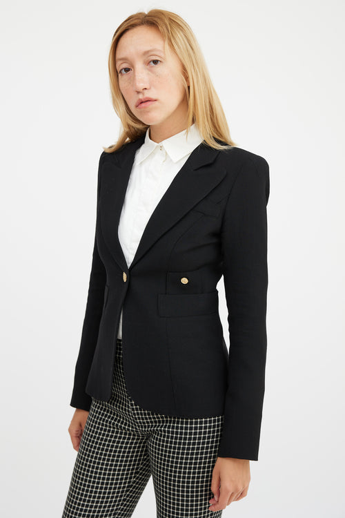 Smythe Black Wool Blazer