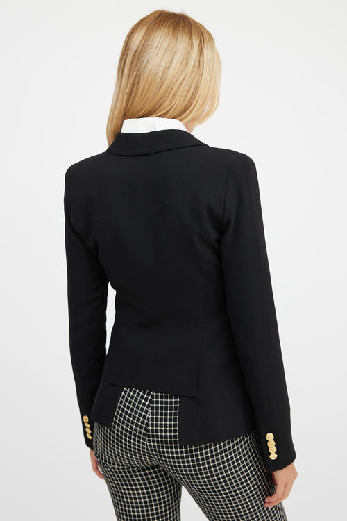 Smythe Black Wool Blazer