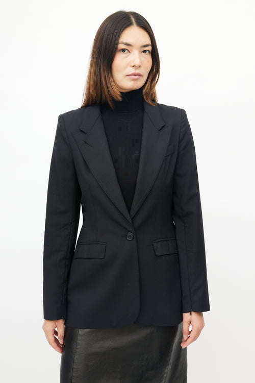 Smythe Black Wool Blazer