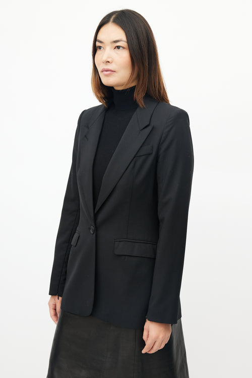 Smythe Black Wool Blazer