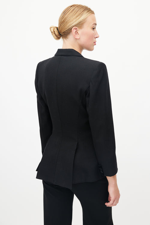 Smythe Black Wool 
Velour Blazer