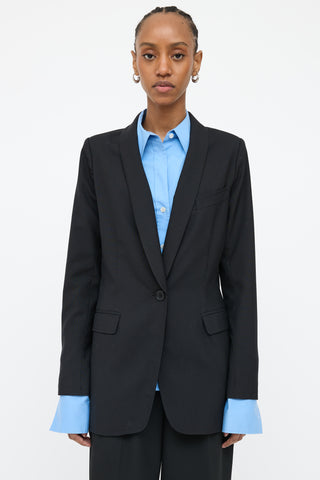 Smythe Long Shawl Blazer