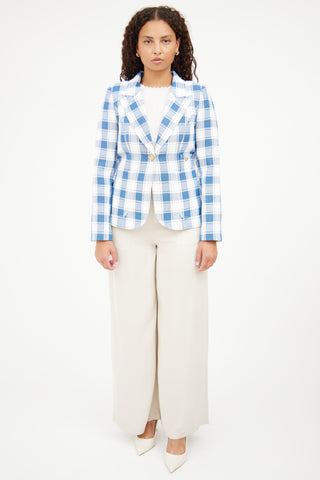 Smythe Check Duchess Blazer