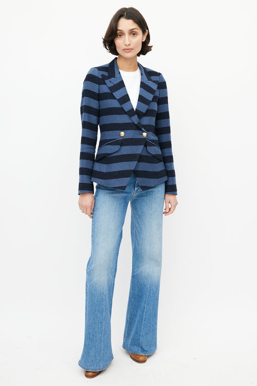 Smythe Blue 
Navy Striped Blazer