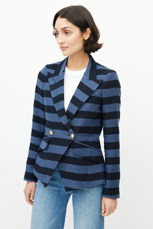 Smythe Blue 
Navy Striped Blazer