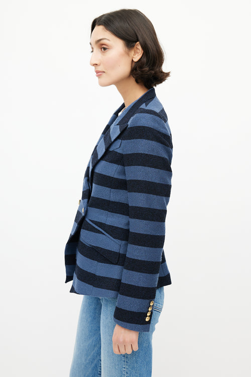 Smythe Blue 
Navy Striped Blazer