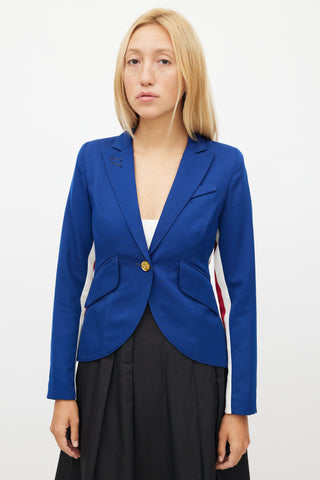 Smythe Blue 
Multicolour Stripe Blazer