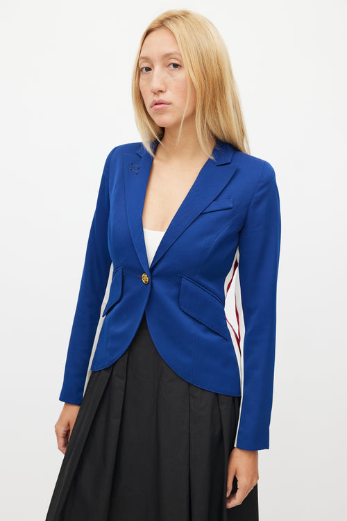 Smythe Blue 
Multicolour Stripe Blazer