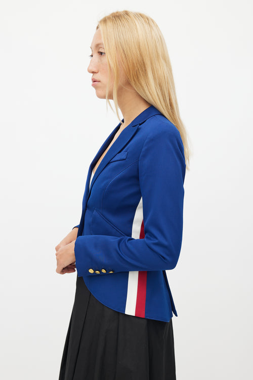 Smythe Blue 
Multicolour Stripe Blazer