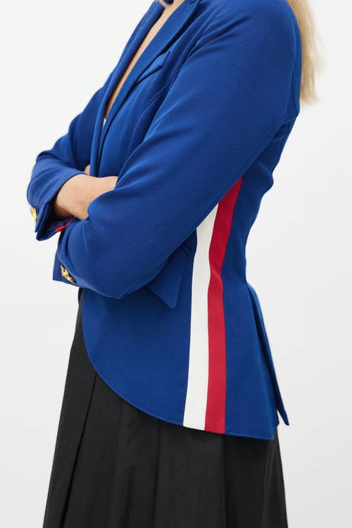 Smythe Blue 
Multicolour Stripe Blazer