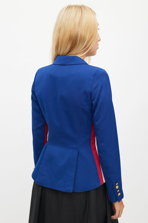 Smythe Blue 
Multicolour Stripe Blazer