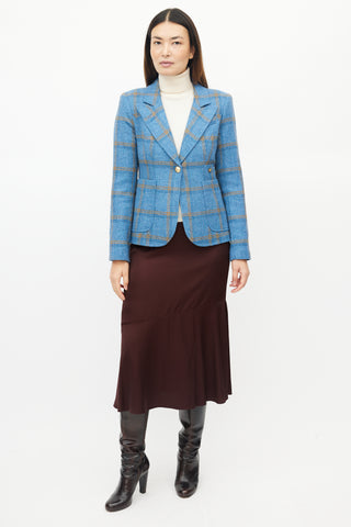 Smythe Check Duchess Blazer