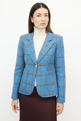 Smythe Check Duchess Blazer