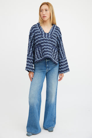 Smythe Blue Patchwork Surf Pullover