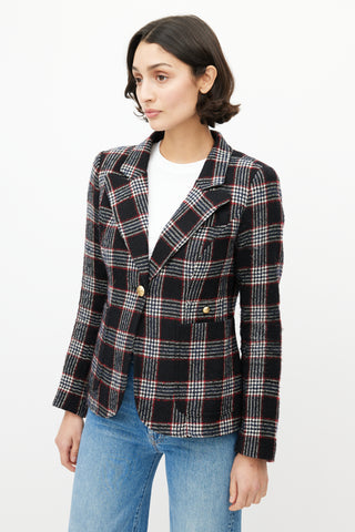 Smythe Check Duchess Blazer