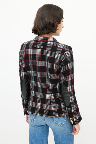 Smythe Check Duchess Blazer