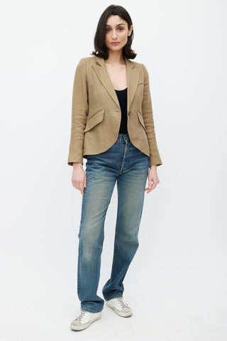 Smythe One Button Blazer