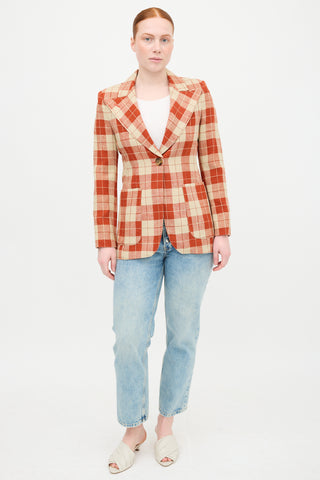 Smythe Check Birkin Blazer