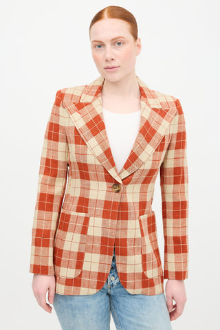 Smythe Check Birkin Blazer